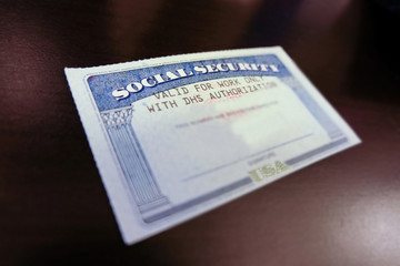 Social security number card 