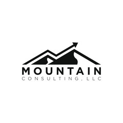Vintage logo mountain for adventure and outdoor