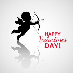 valentin2St. Valentine's Day - greeting card or banner. vector illustration isolated on a red background.