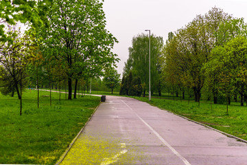 White dacha Park, Minsk, Belarus
