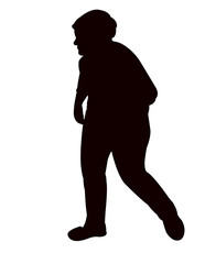 a woman body silhouette vector