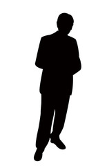 a man body silhouette vector