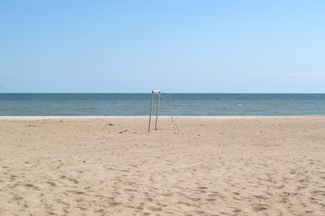 Beach on a sunny day.