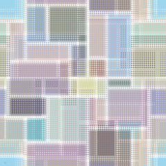 Geometric abstract pattern. Seamless polka dot background.