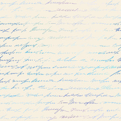 Vintage inscriptions pattern. Seamless background. Vector image.