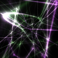 3D illustration of light grid structure. An abstract backdrop resembling an electricity storm or plasma substance. Beautiful futuristic background with pattern reminiscent of a lightning.