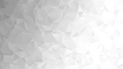 Light grey abstract low poly backgound for modern design, vector illustration template