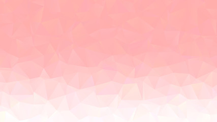Fototapeta premium Light pink modern low poly style background with triangle pattern, vector illustration template