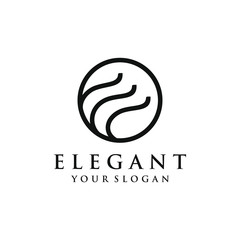 Fototapeta premium logo design for wellness and spa