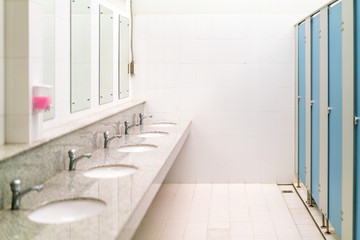 Public male toilet in park