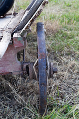 part of an old cart