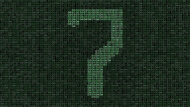 numbers code information counting digital