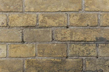 Texture of the old brick wall.