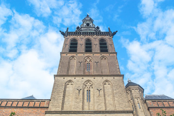 Fototapeta na wymiar Ancient Dutch church Stevenskerk