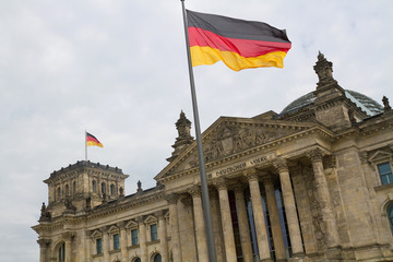 Reichstagsggebäude in Berlin
