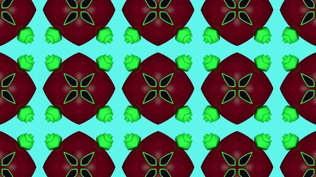 Abstract pastel colored kaleidoscope or mandala.