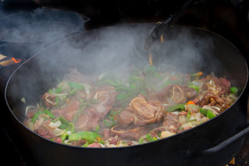 food to the plow disk typical of Argentine gastronomy