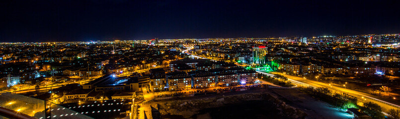 panoramic view of konya city
