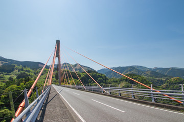 鮎の瀬大橋　Ayunose  bridge　熊本県山都町