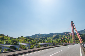 鮎の瀬大橋　Ayunose  bridge　熊本県山都町