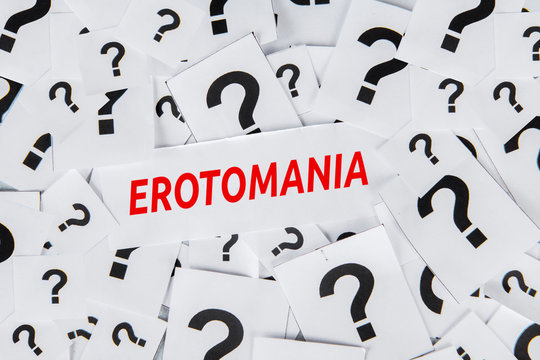 Erotomania word with question marks