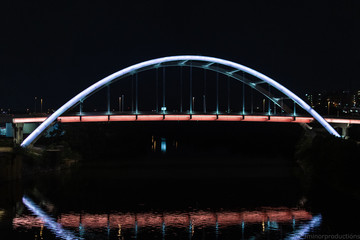 bridge at night