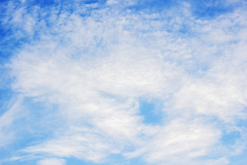 Beautyful cloud and blue sky.