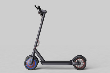 An electric scooter against an isolated background (3d rendering) © rtype