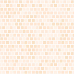 Orange rounded square pattern. Seamless vector background