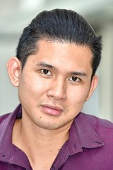 Obraz premium A Serious Asian Male