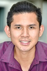 Obraz premium Handsome Filipino Male Smiling