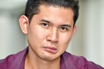 Obraz premium An Unhappy Filipino Person