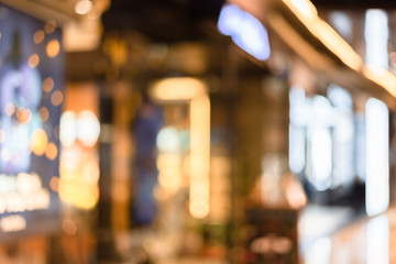 abstract background of shopping mall