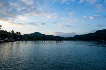 Morning time in beautiful island, koh kood island, Trat Thailand