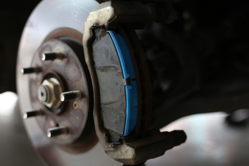 Car's brake system detail