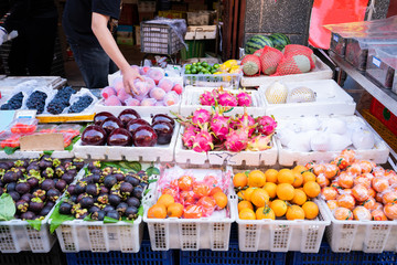fruits market.
