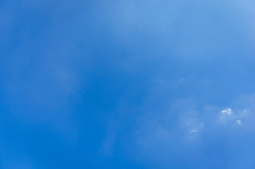 beautiful clear blue sky on the day without cloudy for landscape background.