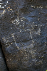 Petroglyphs in Albuquerque, New Mexico 