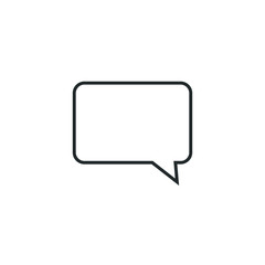 Naklejka premium Speech bubble, speech balloon, chat bubble vector icon for apps and websites