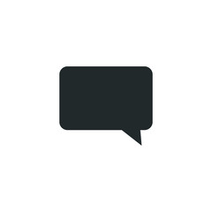 Naklejka premium Speech bubble, speech balloon, chat bubble vector icon for apps and websites