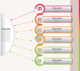 Timeline infographics design vector