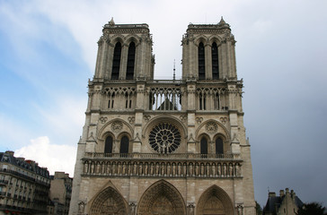 Fototapeta na wymiar Parigi, Basilica di Notre Dame