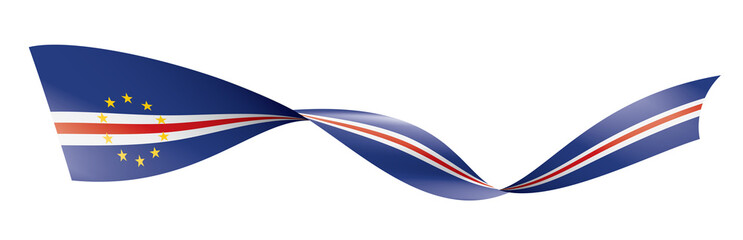 Cape Verde flag, vector illustration on a white background