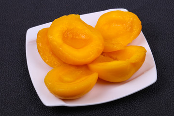 Sweet marinated peach