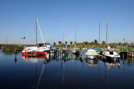 Hafen Loddin auf der Insel Usedom