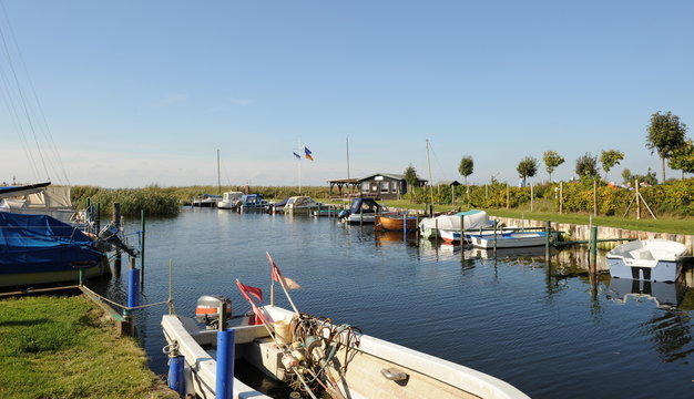 Hafen Loddin auf der Insel Usedom