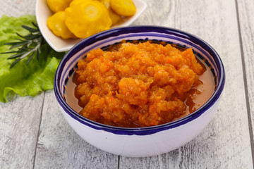 Zucchini squash caviar