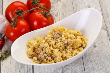 Bulgur with meat