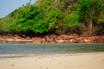 Cola Colva beach in paradise Goa copyspase