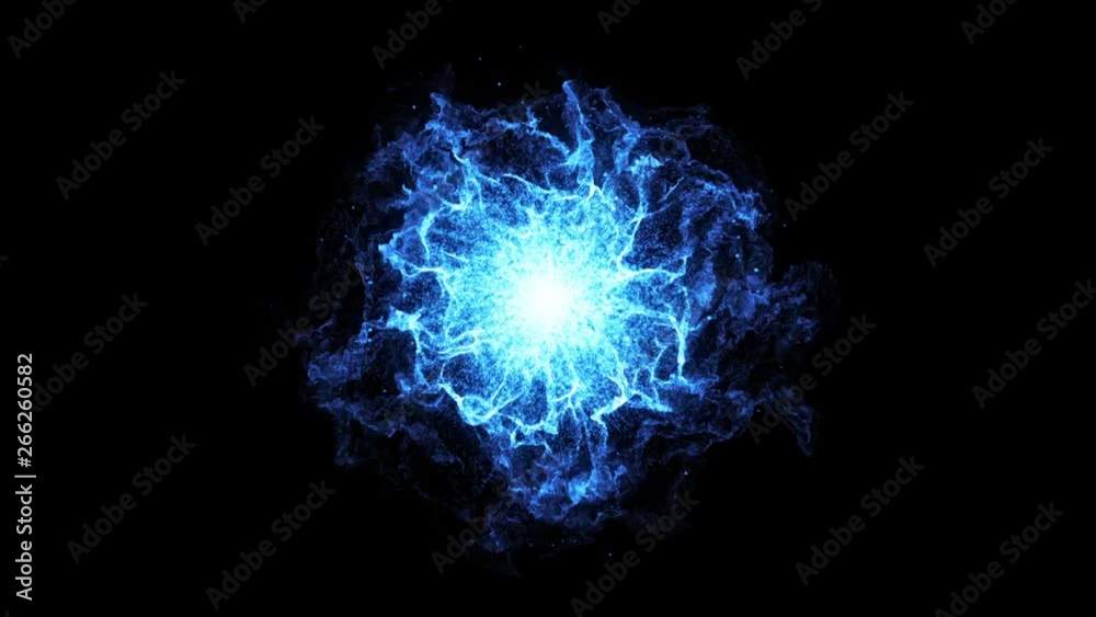 Canvas Prints 3d rendering. abstract energy wave (seamless loop)